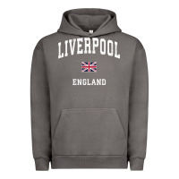 Pigment Tornado Liverpool England Vintage Athletic Sports Design Urban Hoodie - longCreatives