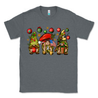 Charcoal Heather Christmas Army Gnomes 4th of july Classic Tee - HowdyJamesFarm