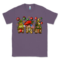 Lavender Christmas Army Gnomes 4th of july Classic Tee - HowdyJamesFarm