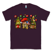 Plum Christmas Army Gnomes 4th of july Classic Tee - HowdyJamesFarm