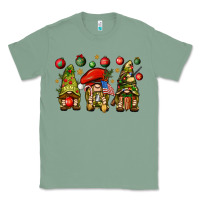 Sage Christmas Army Gnomes 4th of july Classic Tee - HowdyJamesFarm