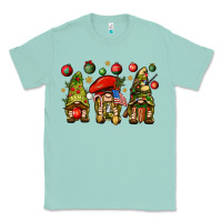 Seafoam Christmas Army Gnomes 4th of july Classic Tee - HowdyJamesFarm