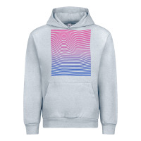 Heather Grey Bisexual Pride Subtle Bi Urban Hoodie - longCreatives