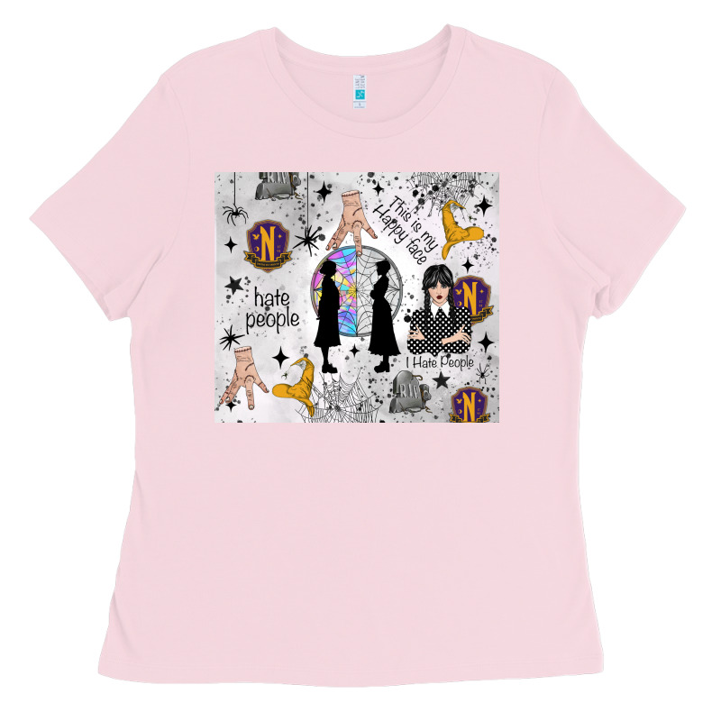 Gothic Girl And Colorful Girl Ladies Tee by TumblerDesignByShophia | Teevron