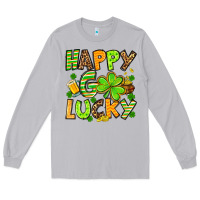 Moon Dust St. Patrick's Happy go lucky Long Sleeve Tee - OliviaCreatesArt