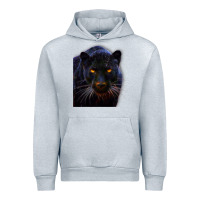 Heather Grey Black Panther, Big Cat T Urban Hoodie - longCreatives