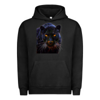 Pigment Black Black Panther, Big Cat T Urban Hoodie - longCreatives
