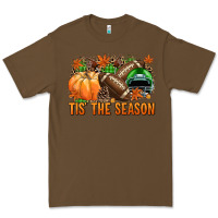 Cacao Tis' the season Football green helmet Premium Tee - NancyCooperArtShop