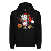 Black Christmas baby cow Premium Hoodie - Jasminsmagicworld