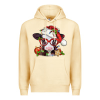 Pina Colada Christmas baby cow Premium Hoodie - Jasminsmagicworld