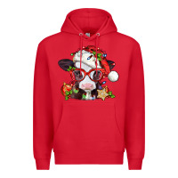 Red Christmas baby cow Premium Hoodie - Jasminsmagicworld