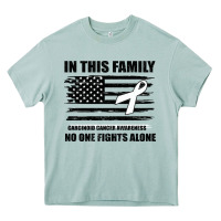 Arona No One Fights Alone Pancreatic Cancer Awareness Heavy Core Tee - Bettercallsaul