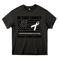 Asphalt No One Fights Alone Pancreatic Cancer Awareness Heavy Core Tee - Bettercallsaul