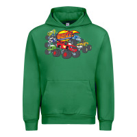 Emerald Blaze and the Monster Machines and Friends Urban Hoodie - longCreatives