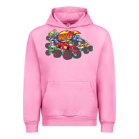 Fuchsia Pink Blaze and the Monster Machines and Friends Urban Hoodie - longCreatives