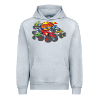 Heather Grey Blaze and the Monster Machines and Friends Urban Hoodie - longCreatives