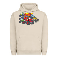 Pigment French Oak Blaze and the Monster Machines and Friends Urban Hoodie - longCreatives