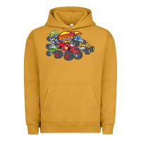 Pigment Peanut Butter Blaze and the Monster Machines and Friends Urban Hoodie - longCreatives