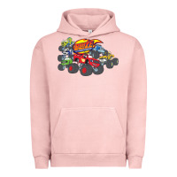 Pigment Salmon Blaze and the Monster Machines and Friends Urban Hoodie - longCreatives