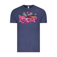 Vintage Denim Cancer pumpkins Cancer Awareness Vintage Tee - HowdyJamesFarm