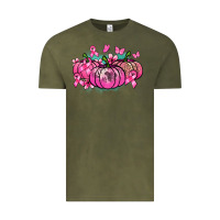 Vintage Olive Cancer pumpkins Cancer Awareness Vintage Tee - HowdyJamesFarm