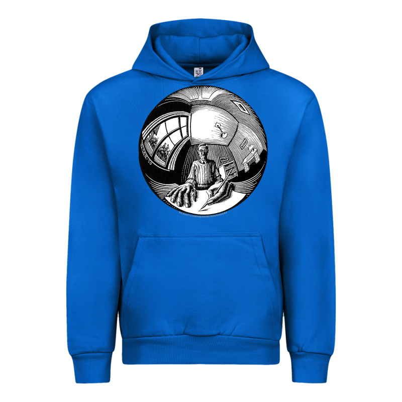M.c. Escher Spherical Self Portrait Urban Hoodie by longCreatives | Teevron
