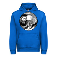 Cobalt M.C. Escher Spherical Self Portrait Urban Hoodie - longCreatives