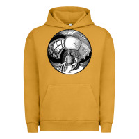 Pigment Peanut Butter M.C. Escher Spherical Self Portrait Urban Hoodie - longCreatives