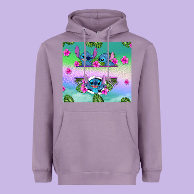 Custom Name Stitch Heavyweight Hoodie Designed By Adodesignshop