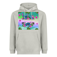 Moon Dust custom name stitch Heavyweight Hoodie - AdoDesignShop