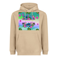 Mushroom custom name stitch Heavyweight Hoodie - AdoDesignShop