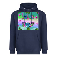 Navy custom name stitch Heavyweight Hoodie - AdoDesignShop