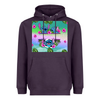 Plum custom name stitch Heavyweight Hoodie - AdoDesignShop