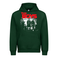 Forest Green The Boys Graffiti Group Photo Urban Hoodie - longCreatives