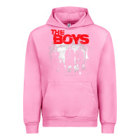 Fuchsia Pink The Boys Graffiti Group Photo Urban Hoodie - longCreatives