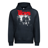 Navy The Boys Graffiti Group Photo Urban Hoodie - longCreatives