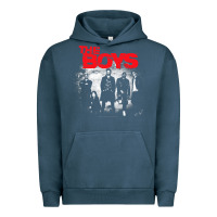 Pigment Midnight Navy The Boys Graffiti Group Photo Urban Hoodie - longCreatives