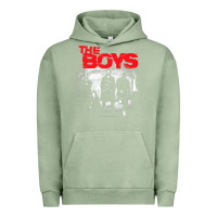 Pigment Oil Green The Boys Graffiti Group Photo Urban Hoodie - longCreatives