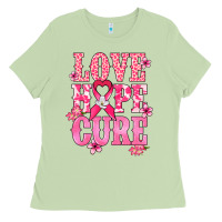 Matcha Love Hope Cure Cancer Awareness Ladies Tee - HowdyJamesFarm