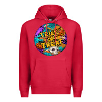Cardinal Trick Or Treat Hallowen Round Premium Hoodie - LillyAllenDesigns