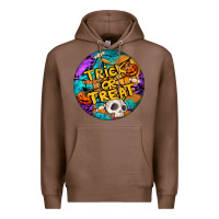 Chestnut Trick Or Treat Hallowen Round Premium Hoodie - LillyAllenDesigns