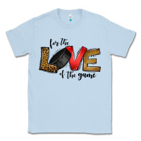 Dusty Blue for the love of the game ice hockey Classic Tee - Jasminsmagicworld