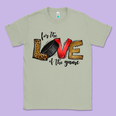 For The Love Of The Game Ice Hockey Classic Tee Designed By Jasminsmagicworld
