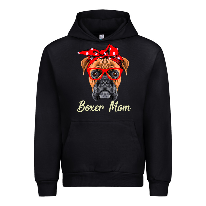 Boxer Mom Dogs  Mothers Day Dog Lovers Gifts For Women Urban Hoodie by longCreatives | Teevron