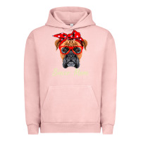 Pigment Salmon Boxer Mom Dogs  Mothers Day Dog Lovers Gifts For Women Urban Hoodie - longCreatives