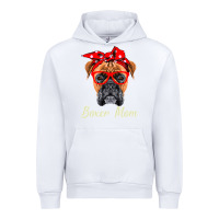 White Boxer Mom Dogs  Mothers Day Dog Lovers Gifts For Women Urban Hoodie - longCreatives