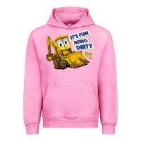 Fuchsia Pink Kids The Stinky and Dirty Show  It's Fun Being Dirty Urban Hoodie - longCreatives