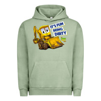 Pigment Oil Green Kids The Stinky and Dirty Show  It's Fun Being Dirty Urban Hoodie - longCreatives