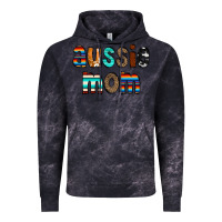 Cloud Black Aussie mom Vintage Hoodie - CowCowDesign