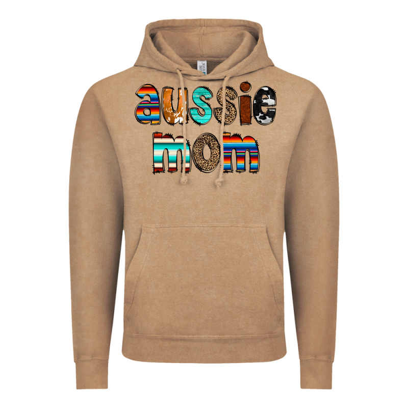 Aussie Mom Vintage Hoodie by CowCowDesign | Teevron